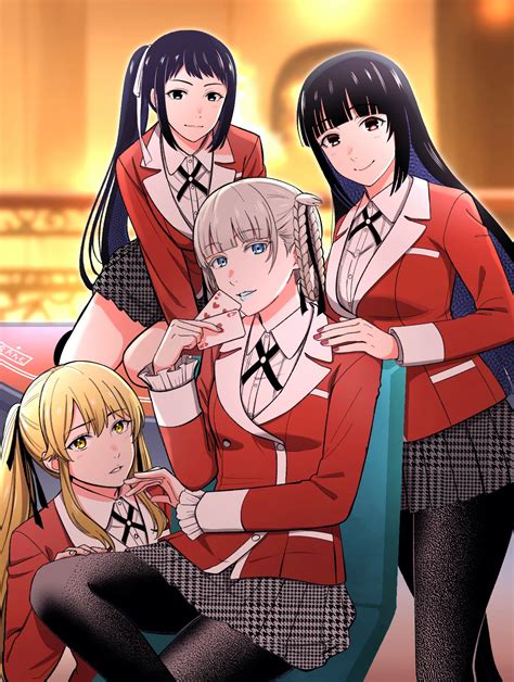 Read all 65 Doujins from kakegurui. Get more information about kakegurui on Anijunky.com. Kakegurui, also known as "Compulsive Gambler," is a popular manga series written and illustrated by Homura Kawamoto. The story takes place at the Hyakkaou Private Academy, a prestigious school where the children of the rich and powerful come to learn. 